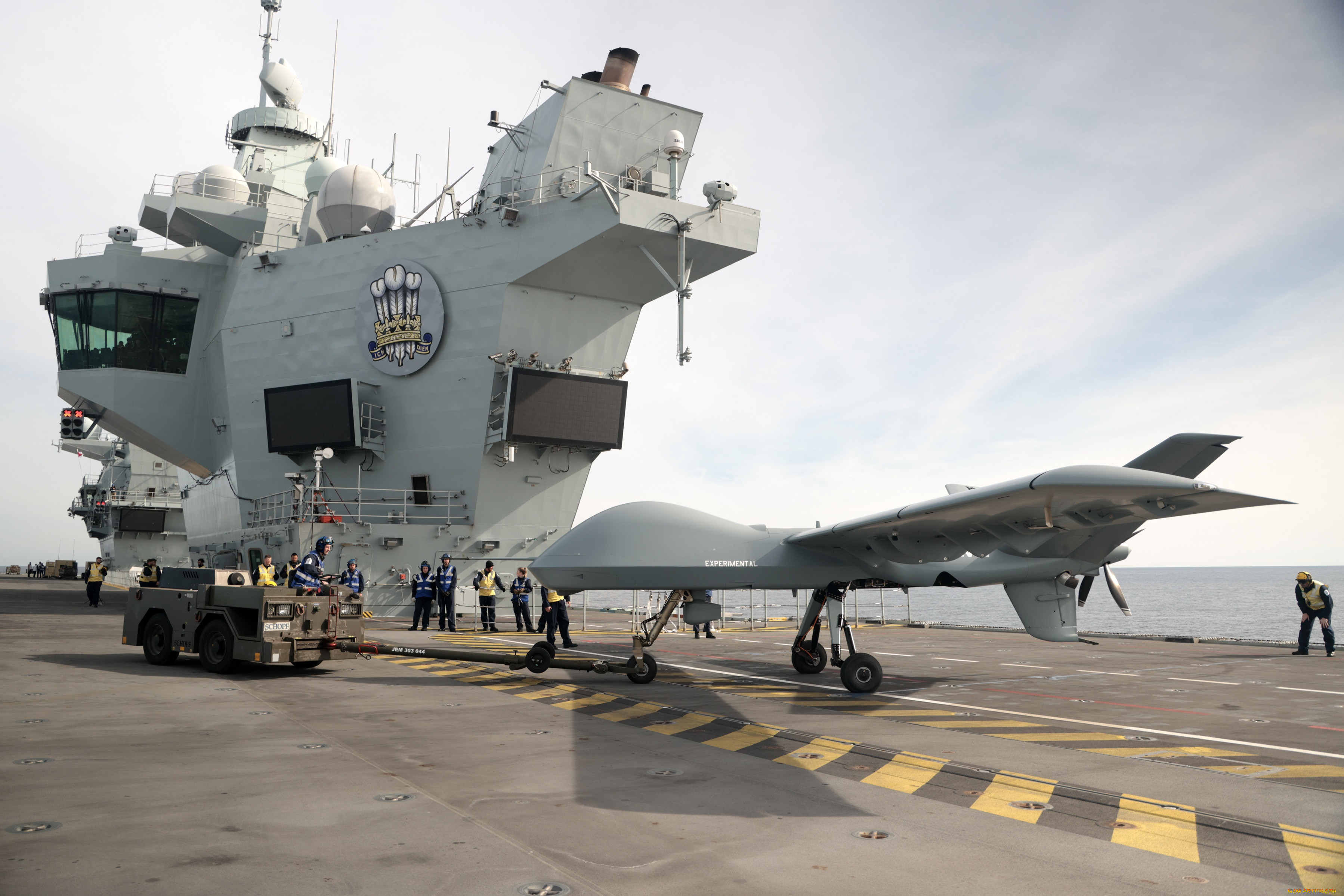 , , mojave, uav, hms, prince, of, wales, uk, mod, , , , , , 